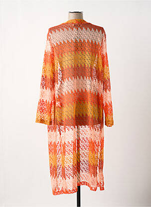 Gilet manches longues stretch orange SCARLET ROOS femme