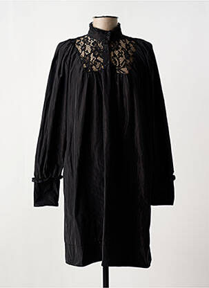 Robe courte manches longues manches longues noir BANDITAS FROM MARSEILLE femme