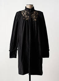 Robe courte manches longues manches longues noir BANDITAS FROM MARSEILLE femme