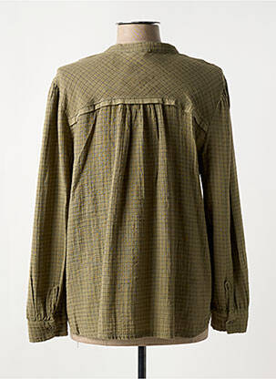 Blouse col rond manches longues vert JOHANNA PARIS femme