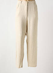 Pantalon droit beige BANDITAS FROM MARSEILLE pour femme seconde vue