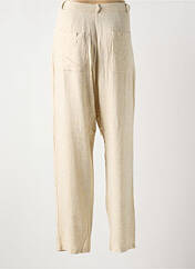 Pantalon droit beige BANDITAS FROM MARSEILLE pour femme seconde vue