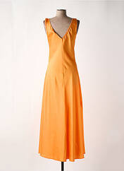 Robe longue orange GARCONNE pour femme seconde vue