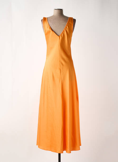 Robe longue sans manche sans manche orange GARCONNE femme