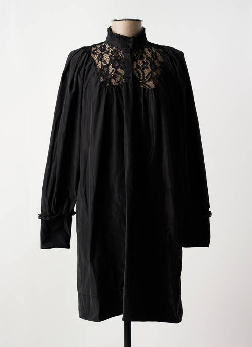 Robe courte manches longues manches longues noir BANDITAS FROM MARSEILLE femme