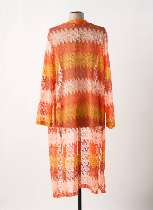 Gilet manches longues orange SCARLET ROOS pour femme