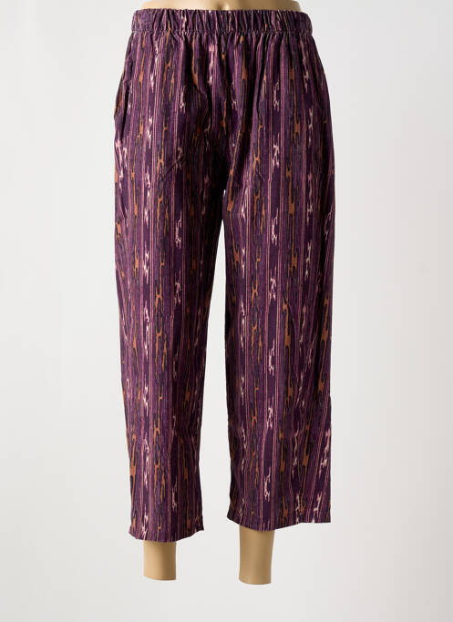 Pantalon 7/8 violet JOHANNA PARIS pour femme