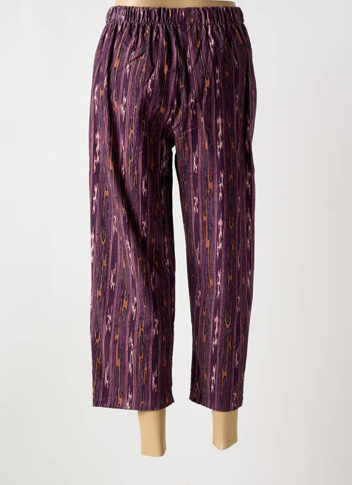 Pantalon 7/8 violet JOHANNA PARIS pour femme