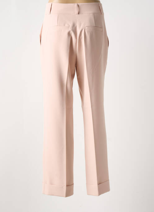 Pantalon droit rose LES ACOLYTES pour femme