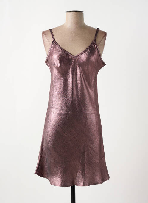 Robe courte violet FILLANDISES pour femme