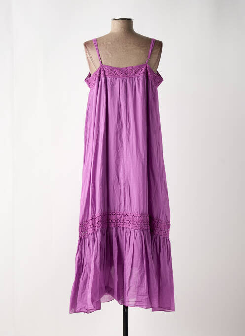 Robe longue violet BANDITAS FROM MARSEILLE pour femme