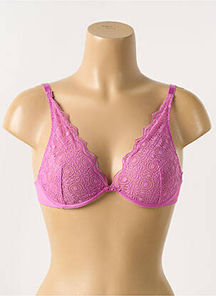 Soutien-gorge légère et transparente haut soutien-gorge emboitant rose PASSIONATA femme
