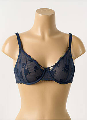 Soutien-gorge broderie haut soutien-gorge emboitant bleu PASSIONATA femme