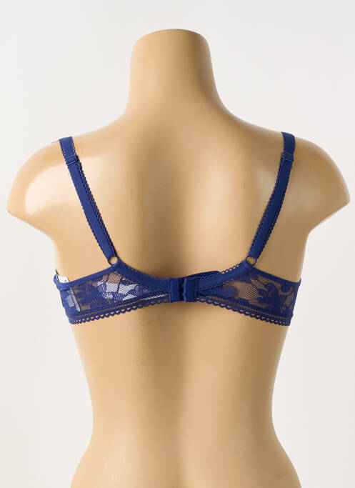 Soutien-gorge effet matière satinée haut soutien-gorge emboitant bleu PASSIONATA femme