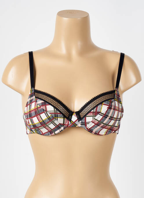 Soutien-gorge effet matière satinée haut soutien-gorge emboitant noir PASSIONATA femme