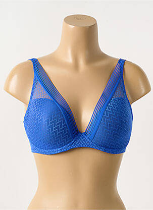Soutien-gorge légère et transparente haut soutien-gorge moulé bleu PASSIONATA femme