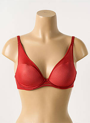 Soutien-gorge effet matière satinée haut soutien-gorge moulé rouge PASSIONATA femme