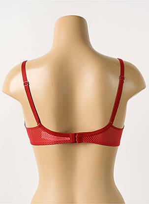 Soutien-gorge effet matière satinée haut soutien-gorge moulé rouge PASSIONATA femme
