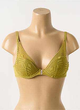 Soutien-gorge légère et transparente haut soutien-gorge moulé vert PASSIONATA femme