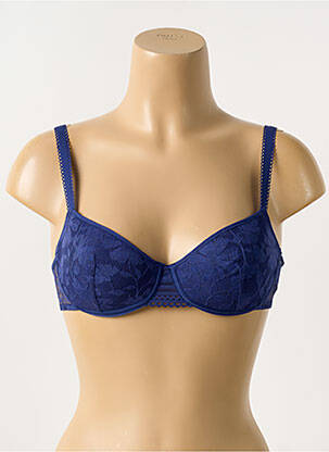 Soutien-gorge légère et transparente haut soutien-gorge moulé bleu PASSIONATA femme