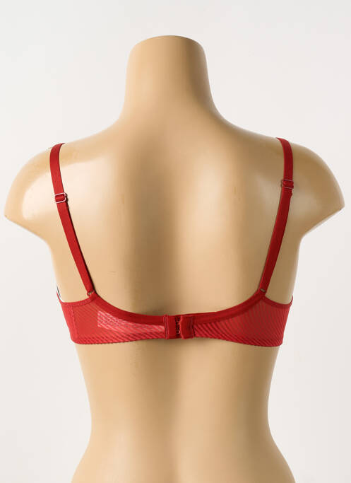 Soutien-gorge effet matière satinée haut soutien-gorge moulé rouge PASSIONATA femme