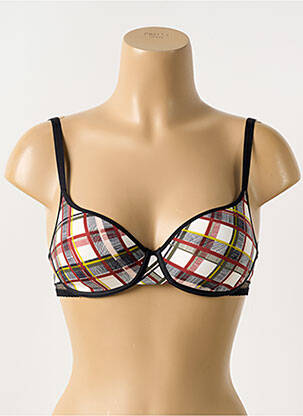 Soutien-gorge effet matière satinée haut soutien-gorge moulé rouge PASSIONATA femme