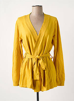 Gilet manches longues stretch jaune LA FIANCÉE femme