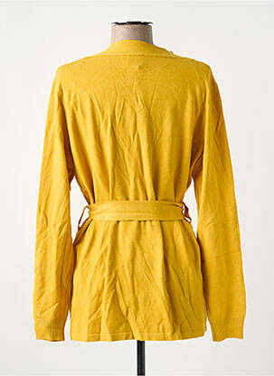 Gilet manches longues stretch jaune LA FIANCÉE femme