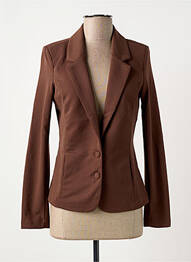 Blazer coupe cintrée marron SOYACONCEPT femme