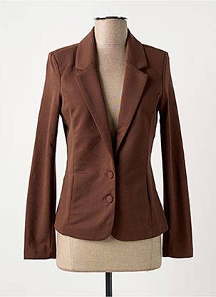 Blazer coupe cintrée marron SOYACONCEPT femme