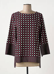 Blouse col rond manches 3/4 violet FRED SABATIER femme