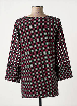 Blouse col rond manches 3/4 violet FRED SABATIER femme