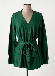 Gilet manches longues vert LA FIANCE pour femme seconde vue