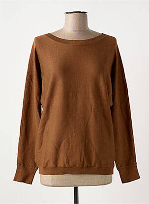 Pull marron TRAMONTANA pour femme