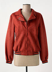 Veste casual orange LILI & CAROLINE pour femme seconde vue
