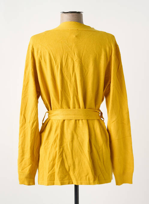 Gilet manches longues stretch jaune LA FIANCÉE femme
