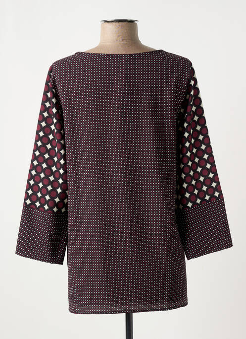 Blouse col rond manches 3/4 violet FRED SABATIER femme