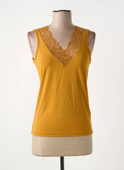 Débardeur jaune TRAMONTANA pour femme