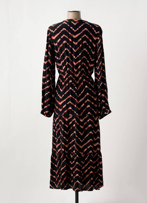 Robe longue noir ANGE pour femme