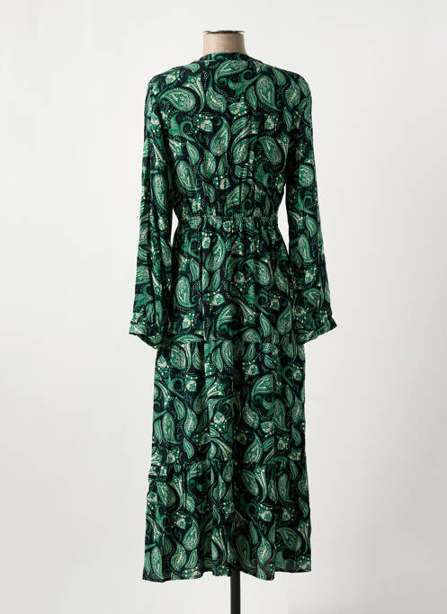 Robe longue vert ANGE pour femme