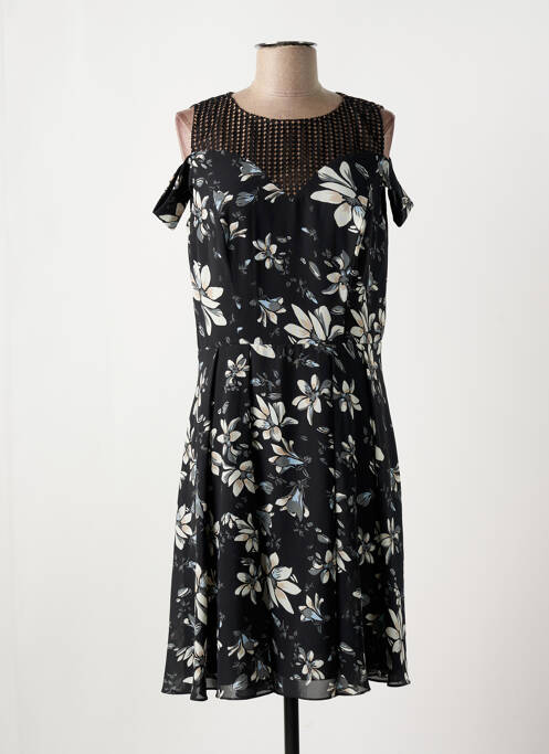 Robe mi-longue noir PAUL BRIAL pour femme