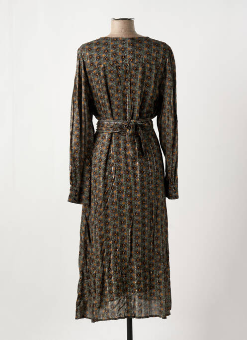 Robe mi-longue vert TRAMONTANA pour femme