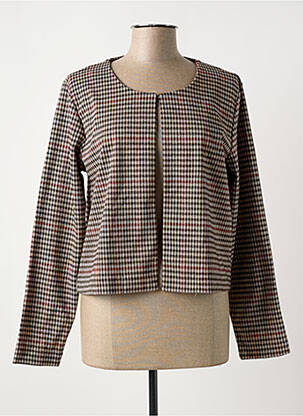Veste casual col rond marron SOYACONCEPT femme