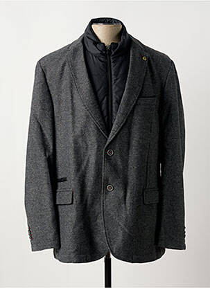 Manteau court fermeture boutonnée sur le devant sans capuche gris CALAMAR homme