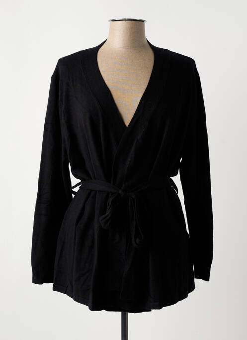 Gilet manches longues noir LA FIANCE pour femme