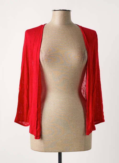 Gilet manches longues rouge STREET ONE pour femme