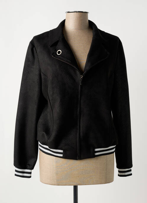 Veste casual noir LILI & CAROLINE pour femme