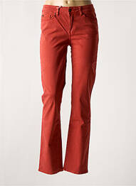 Pantalon slim tissage popeline taille normale rouge LEE COOPER femme