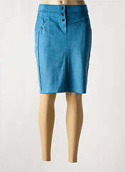 Jupe mi-longue bleu LILI & CAROLINE pour femme seconde vue