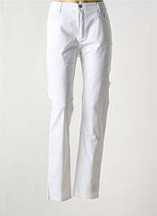 Pantalon droit blanc YOULINE pour femme seconde vue